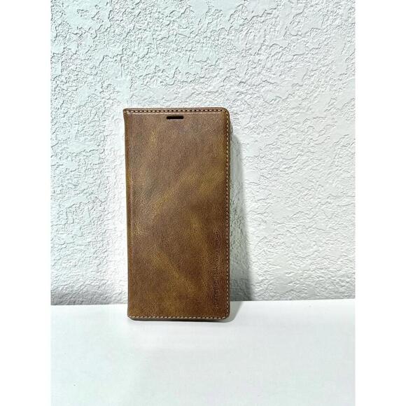 NEW LC.IMEEKE Phone Case for Samsung Galaxy S23 Plus Brown Leather Flip Case - Picture 2 of 8